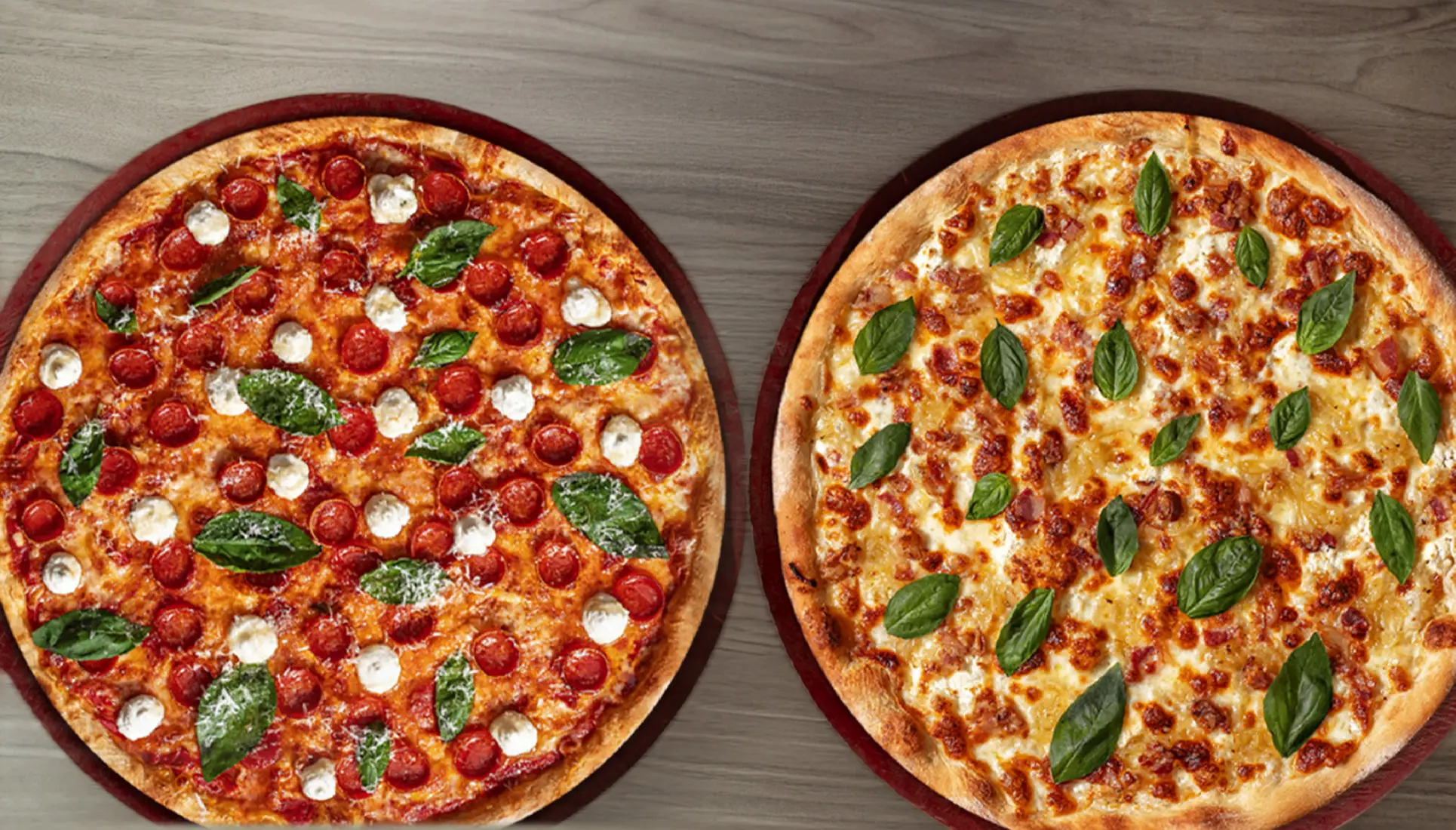 PIzza Piccantina y Bianchetta de Pizzarelli